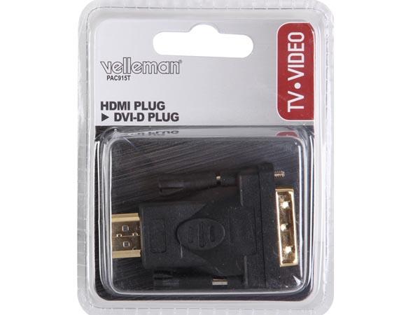 Hdmi plug vers fiche dvi-d / professionnel