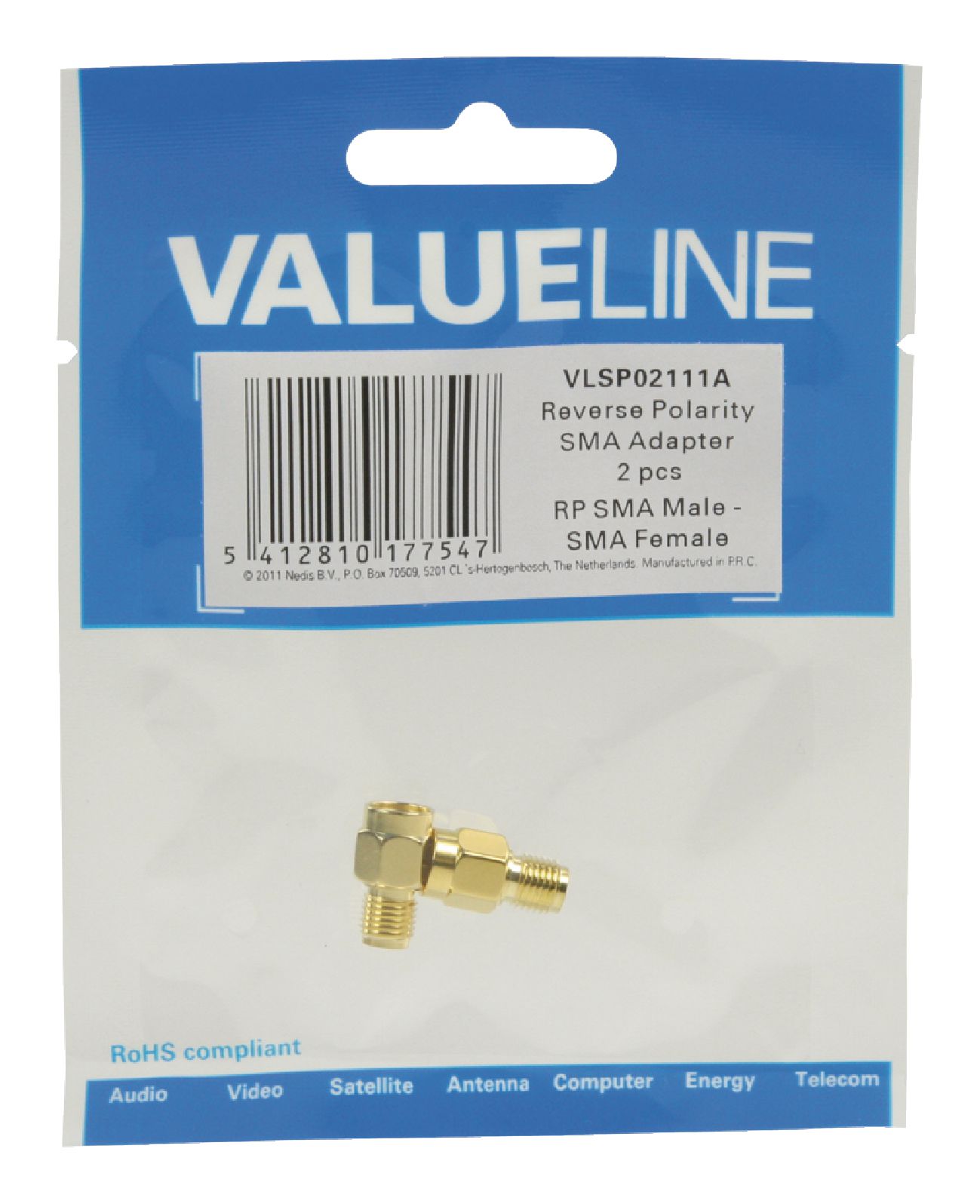 Adaptateur RP-SMA Femelle - RP-SMA Femelle - Magasin Fréquence WiFi