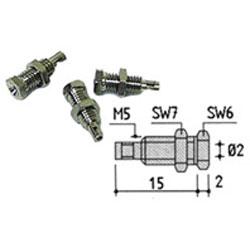 Fiche prise banane femelle noir 2mm 10A 60V DC - A2itronic