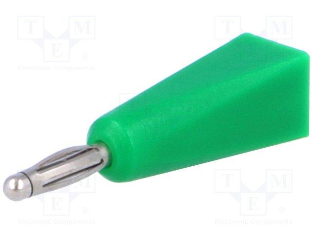 E44-Adaptateur fiche banane male 2mm vers fiche femelle 4mm - cat1 60vdc 6a  -- rouge - (mzs 2) hirschmann à 2,00 €