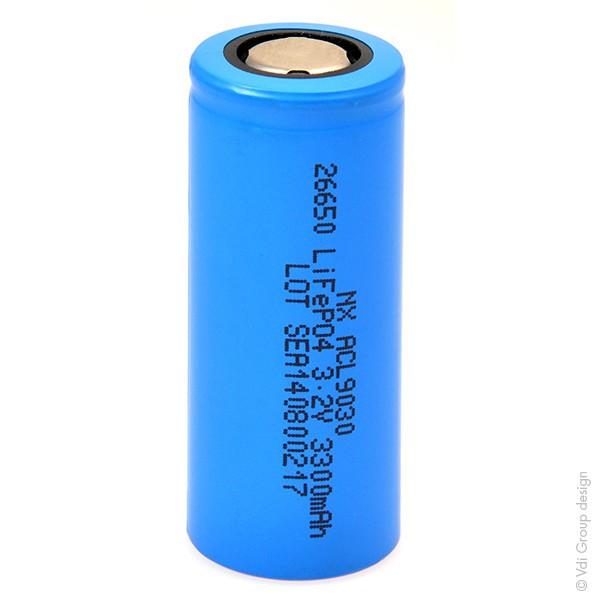 E44-Batterie li-ion 3.7v 700mah 51mm (h) 16,8mm (Ø) sortie à fils