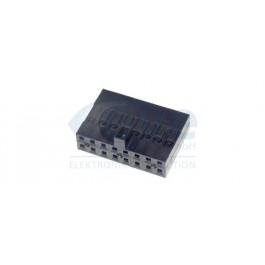 Connecteur femelle double pour barrette ci-droit - 2 x 5 contacts pas 2.54mm lot de 5