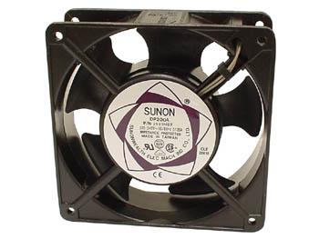 Ventilateur 230v 0.13a 120 x 120 x 38mm 165m3/h 45dba sunon roulement a billes