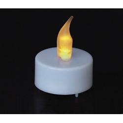 Bougie à led lumière blanche eclairage : imitation bougie (flamme vacillante) alimentation : 1 pile cr2032 (livrée) dim = diam 3