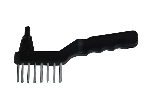 Brosse métallique spéciale soudure avec marteau plastique