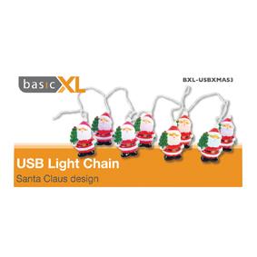Guirlande lumineuse pere noel usb