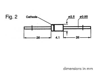 Diode zener 120v- 1.3w - do41