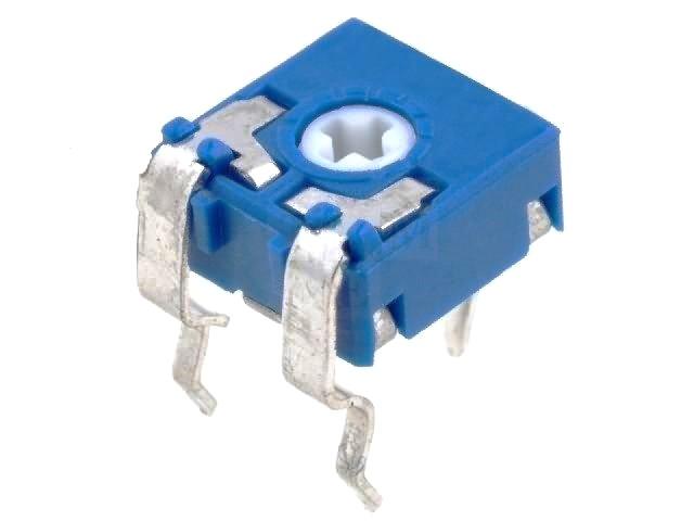 Resistance ajustable monotour horizontale carbone 0.1w 50 kohms 6.5x6.5