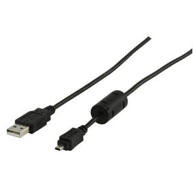 Cable de connexion usb 2.0 pour appareils photo kodak mini-connecteur 8 poles