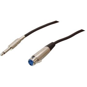 Jack 6.35 mono vers XLR 3p
