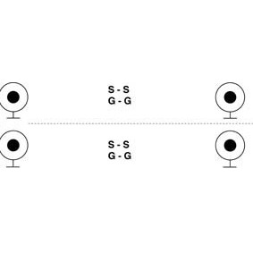 Cordon audio-vidéo 2 x rca mâle / 2 x rca mâle l=10m