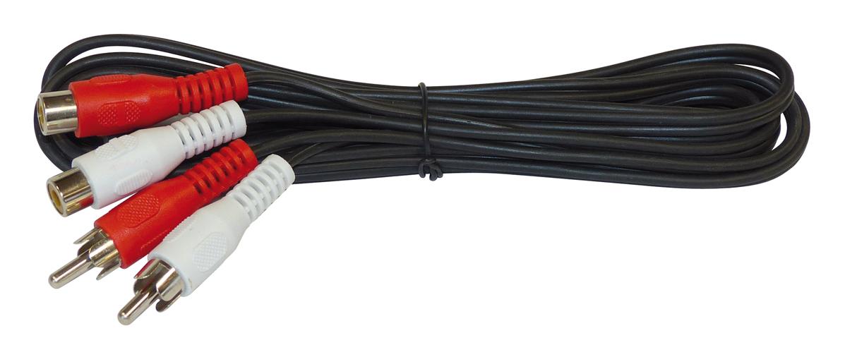 Câble tressé blindé pour branchement de micro de guitare électrique,  longueur 3 mètres