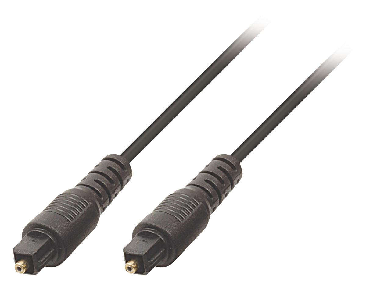 Cordon audio-vidéo optique toslink mâle / toslink mâle l=10m
