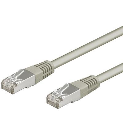 Cordon informatique rj45 mâle / rj45 mâle l=7.5m cat 5e ftp