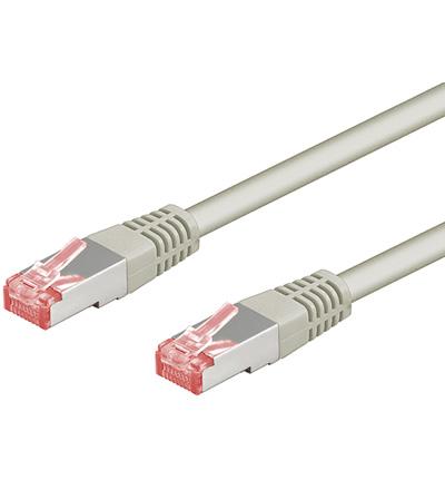 Cordon informatique rj45 male / rj45 male l=2m cat6 s/ftp