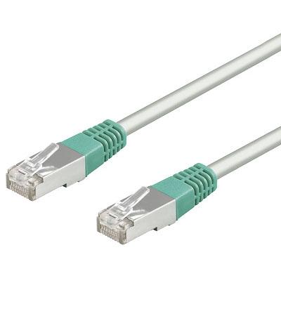 Cordon informatique rj45 mâle / rj45 mâle l=1m cat6 sstp croisé