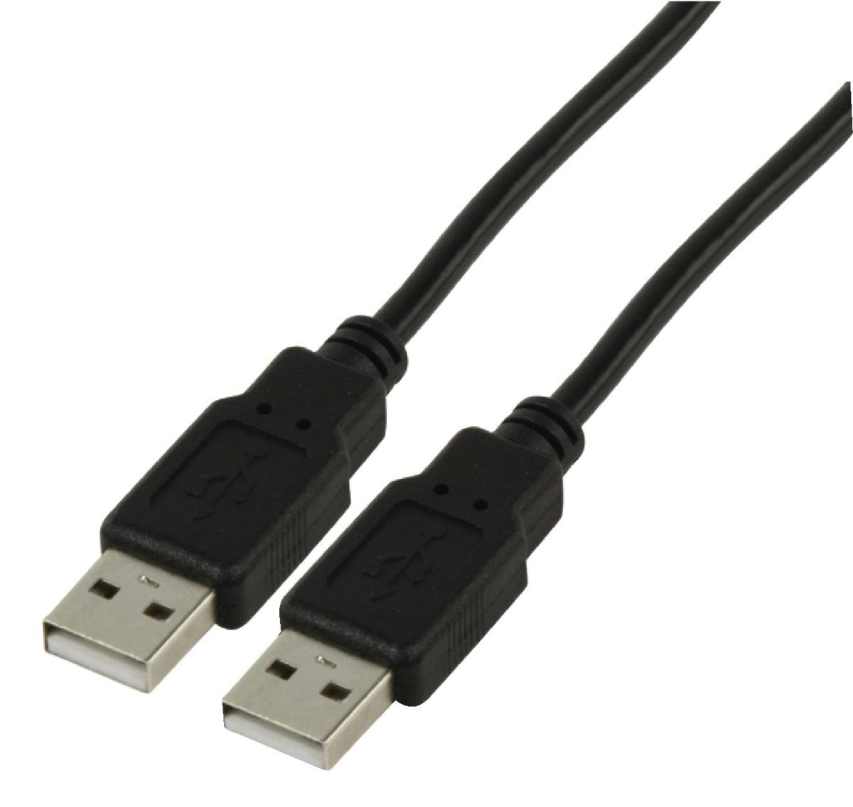 E44-Cordon informatique usb a male 2.0 hi-speed / usb a male 2.0 hi-speed  l= 1.80m à 3,00 €