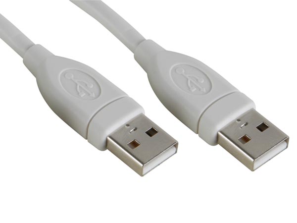 E44-Cordon informatique usb a male 2.0 hi-speed / usb a male 2.0 hi-speed  l= 1.80m à 3,00 €