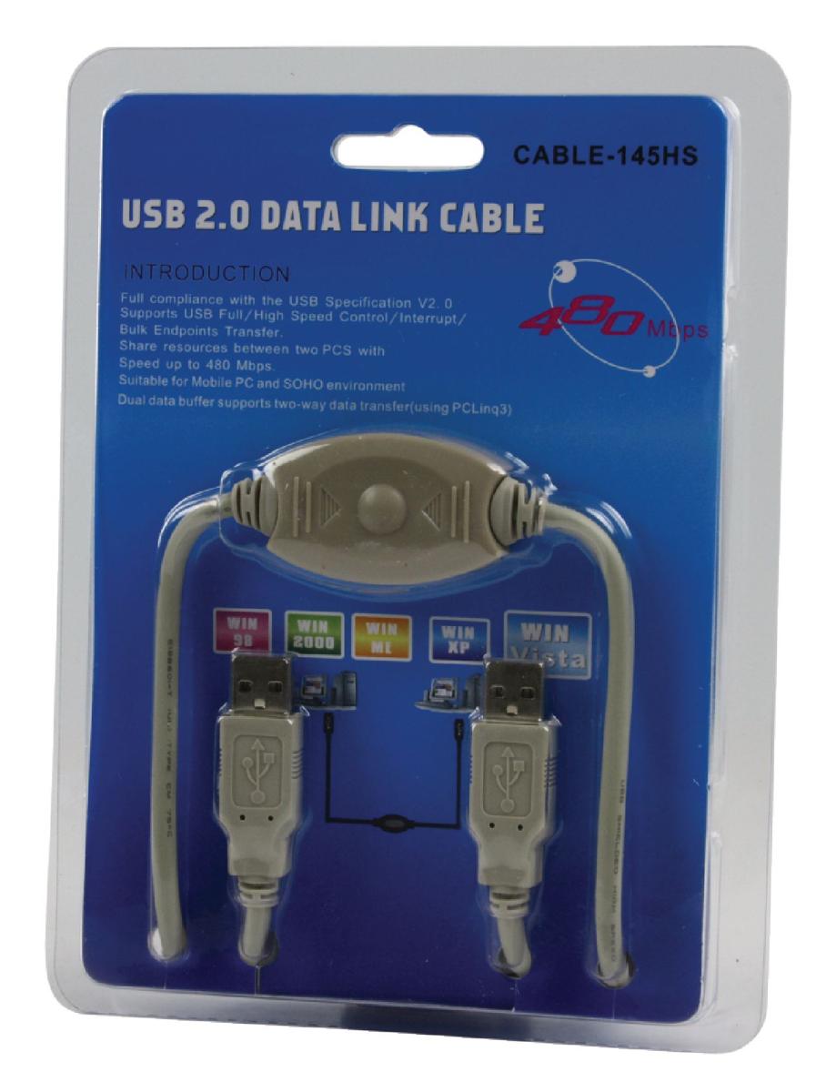 Cordon informatique usb-a mâle / usb-a mâle l=1.5m + logiciels