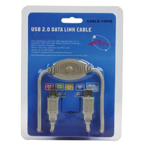 Cordon informatique usb-a mâle / usb-a mâle l=1.5m + logiciels