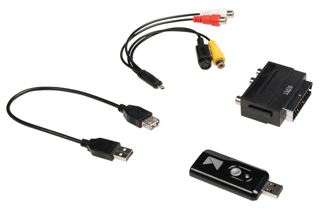 Convertisseur numériseur Péritel et AV vers USB pour VHS et K7
