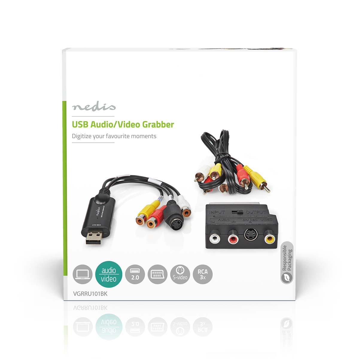 Numériseur vidéo / câble a/v / péritel / 480p / usb 2.0