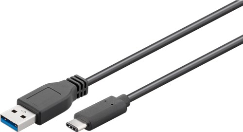 Cordon informatique usb-a male / usb-c male l=0.5m