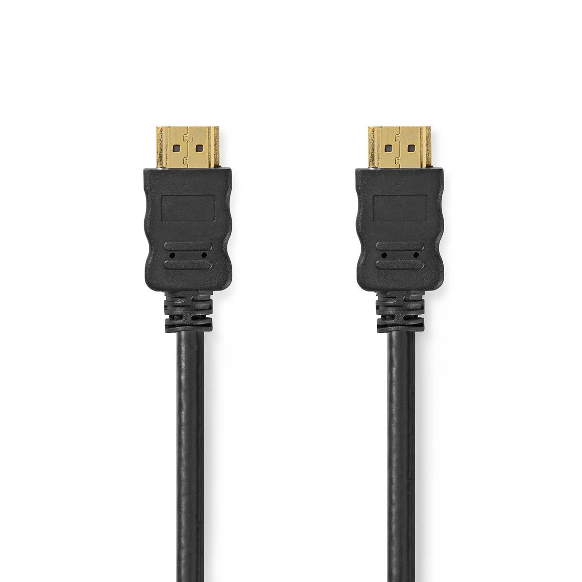 Câble hdmi haute vitesse avec ethernet 4k@30hz / arc / 10.2 gbps / l=0.50 m