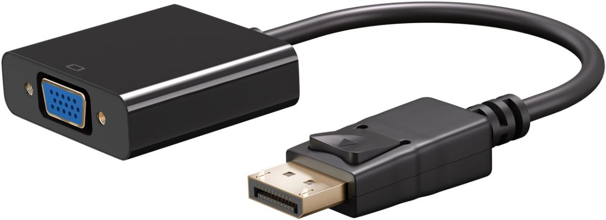 Adaptateur filaire displayport mâle vers vga femelle l=0.15m