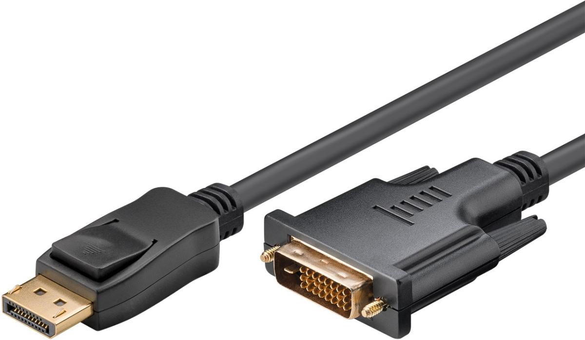 Cordon audio-video dvi 24+1 male / displayport male l=2m