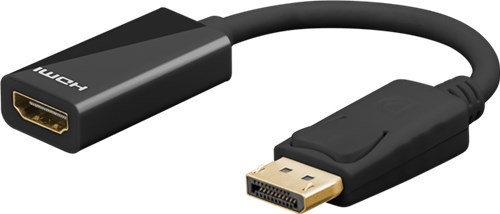 Cordon adaptateur (unidirectionnel) displayport male vers hdmi femelle