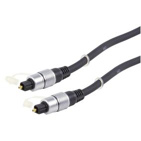 Cordon audio-vidéo optique haut de gamme toslink mâle / toslink mâle l=10m