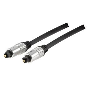Cordon audio-vidéo optique haut de gamme toslink mâle / toslink mâle l=5m