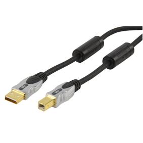 Cordon informatique usb à mâle / usb b mâle l=5m