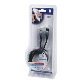 Cordon informatique firewire 4 broches mâle / firewire 9 broches mâle l=1.50m