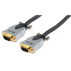 Cordon informatique haut de gamme sub-d 15 hd (vga) mâle / sub-d 15 hd (vga) mâle l=10m