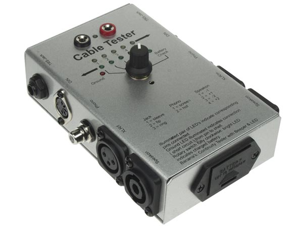 Testeur de câble audio  6 types