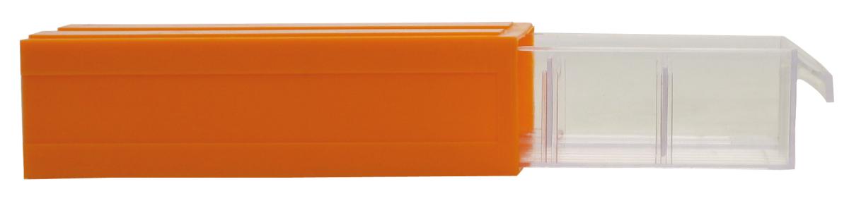 Boitier de rangement emplilable, fixation murale, 2 ou 4 compartiments modulables 175 x 90 x 46mm