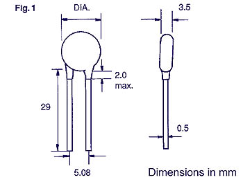 Cond. ceram. 5.08 mm 1.2nf