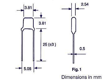 Cond. ceram. pas 5.08 mm 22nf