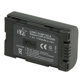 Accu li-ion 7.4v 1100ma pour panasonic cgr-d120 /d220 /d320 /d08 /hitachi dz-bp14/bp16/bp28