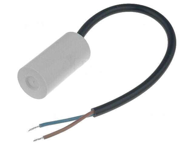 Condensateur moteur (idéal volet roulant) sortie à fils 5uf 450v Ø28x51mm