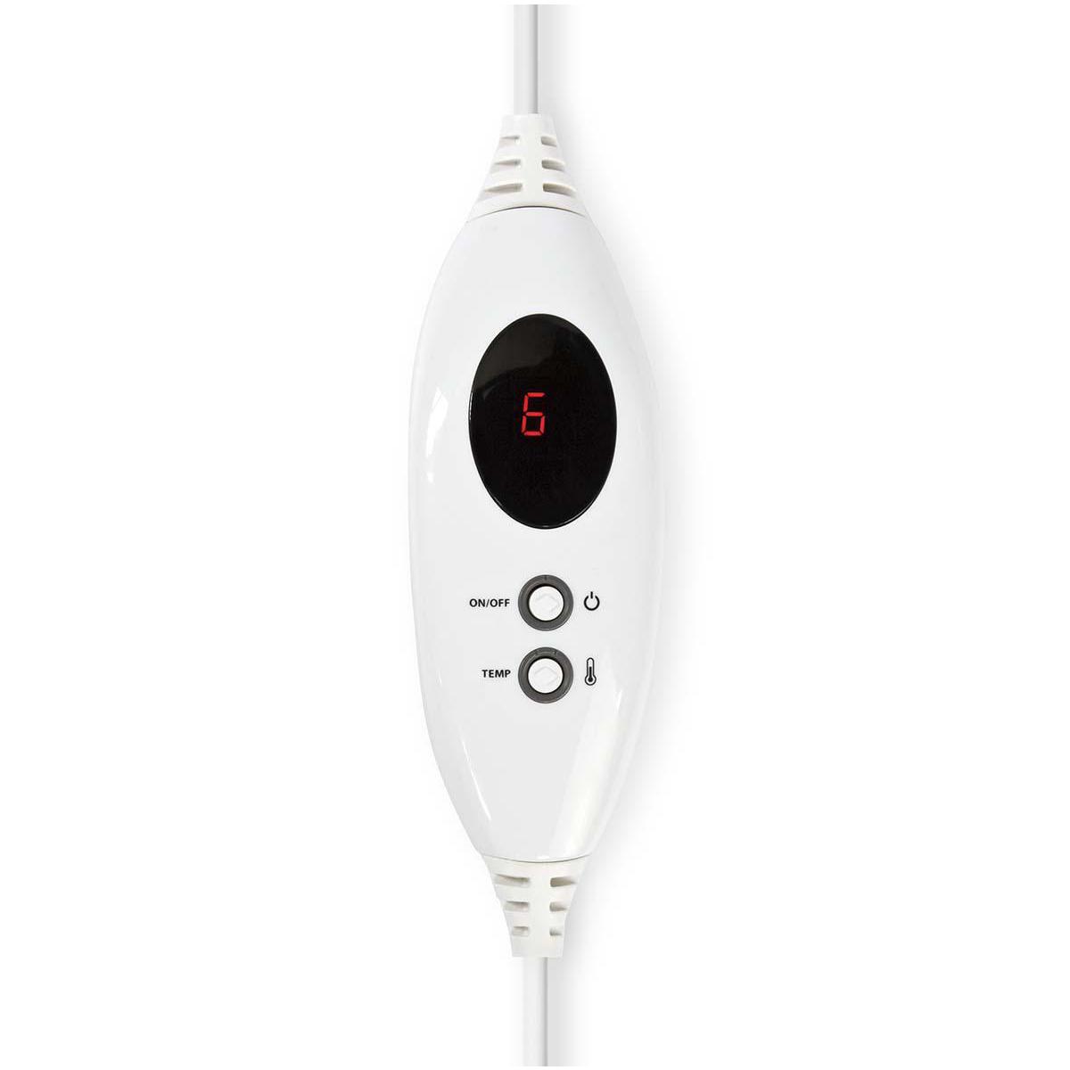 Chauffe pied - 6 réglages de chaleur - lavable - minuterie d'arrêt - protection contre la surchauffe