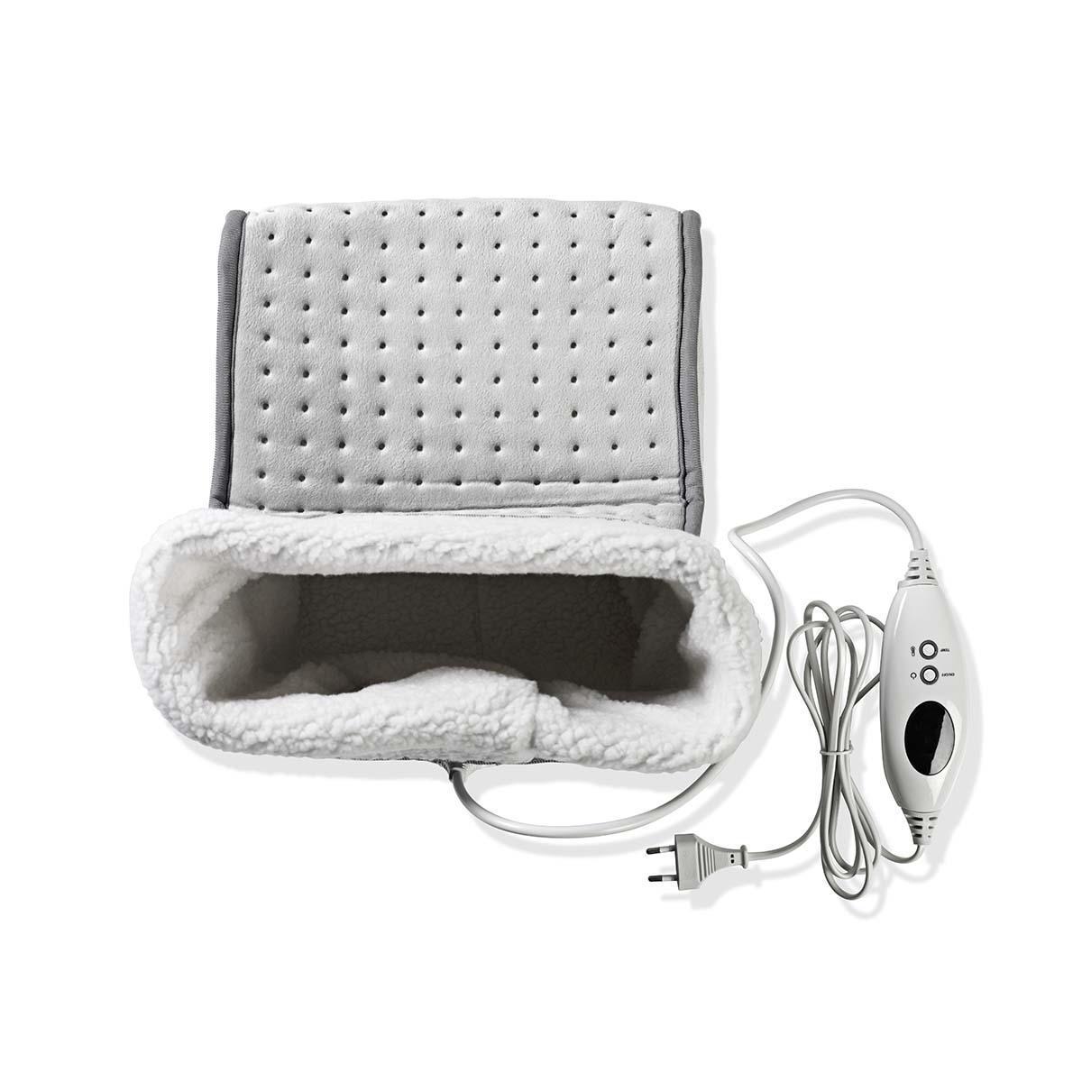 Chauffe pied - 6 réglages de chaleur - lavable - minuterie d'arrêt - protection contre la surchauffe