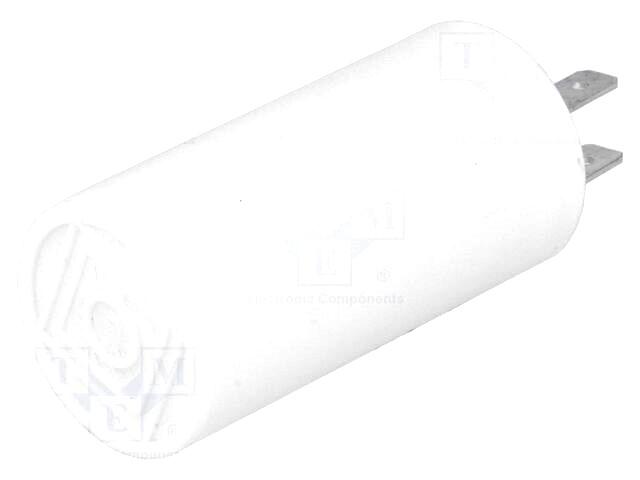 Condensateur permanent pour moteur electriques, pompes, ventilateurs, a cosses 2uf 450v 30x60mm