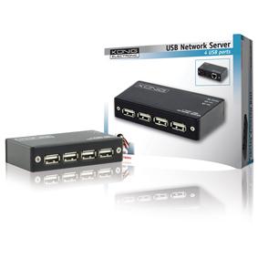 4port usb network server könig