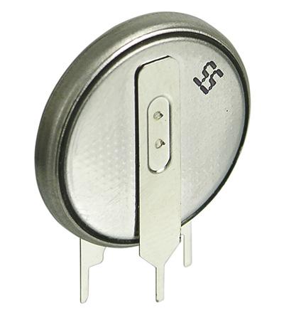 E44-Pile bouton lithium 3v 540mah (24.5 x 5.0mm) cr 2450 a souder  horizontale à 3,00 €
