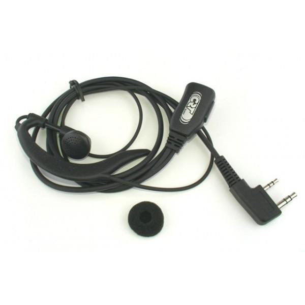 Microphone à pince pour casque de moto. Micro stéréo de communication pour  motard RCA 12V.