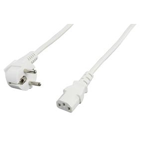 2m CABLE CORDON Coudé Alimentation Electrique Secteur - PC Vidéo