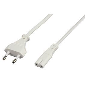 Cable alimentation 2 Pin Plug c7 fiche bipolaire cordon pour